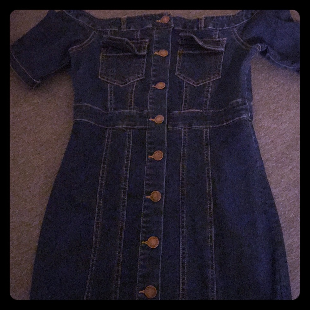 Denim dress